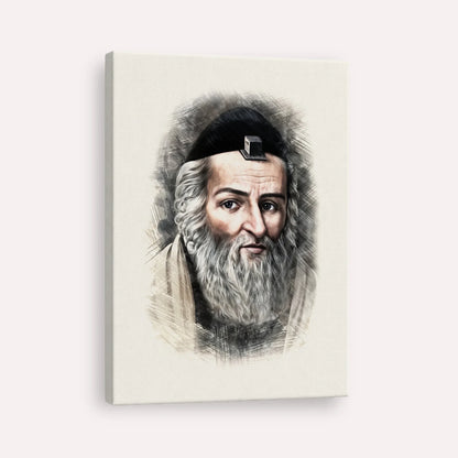 Vilna Gaon – Canvas Vertical | Jewish Wall Art, Gedolim Pictures