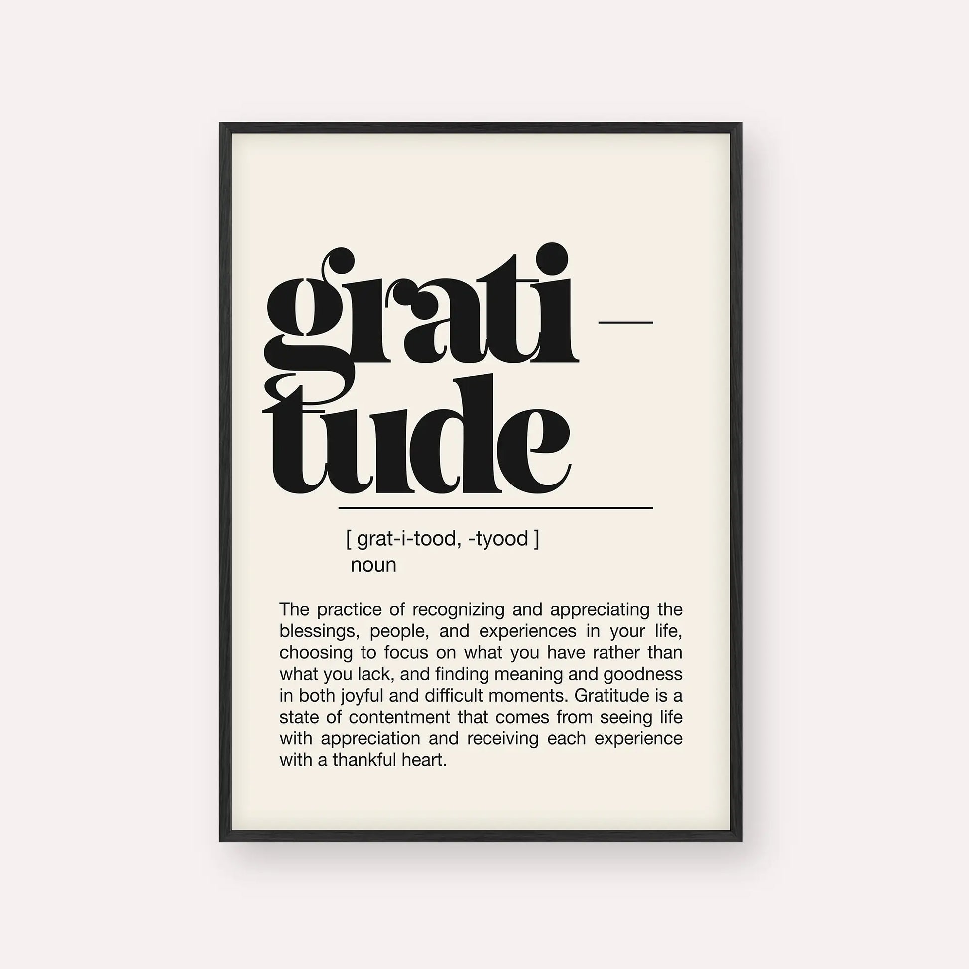 Gratitude