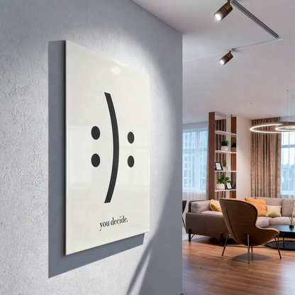 You Decide – Acrylic Glass | Jewish Wall Art